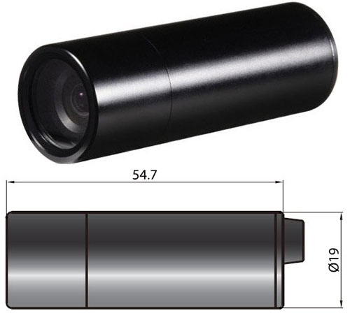 Миниатюрные размеры - одно из важнейших преимуществ видеокамеры "KPC-VBN190HWX".